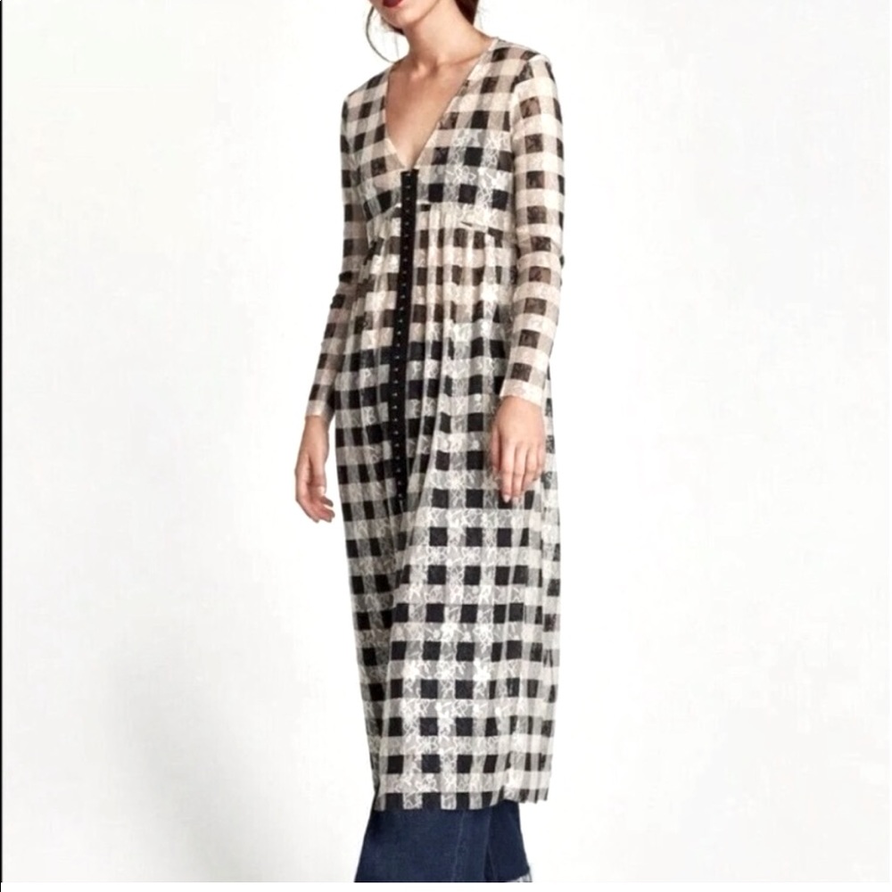 Zara lace duster